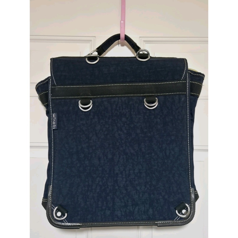 Kipling Bag Laptop Luggage Dual‎ Buckles Lock Plastic Insert Handle Blue Case - Picture 4 of 13
